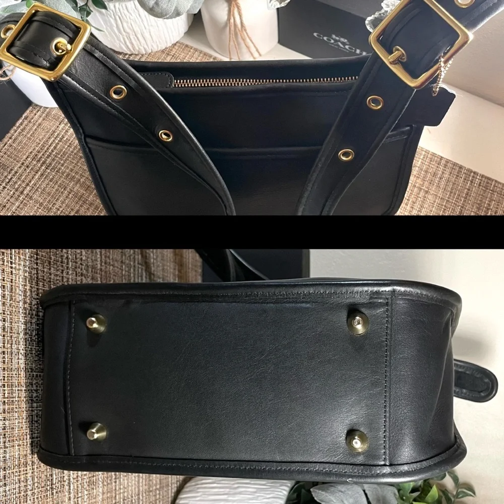 ❤️SOLD❤️Vintage Coach Navy Legacy Zip 9966 - Picture 9 of 11